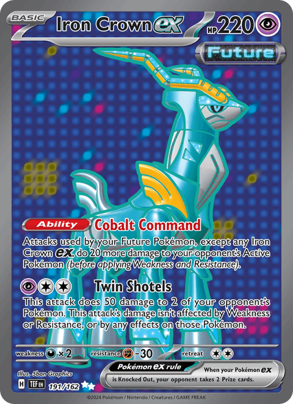 Iron Crown ex - 191/162 - SV05: Temporal Forces (Ultra Rare) — SV05: Temporal Forces