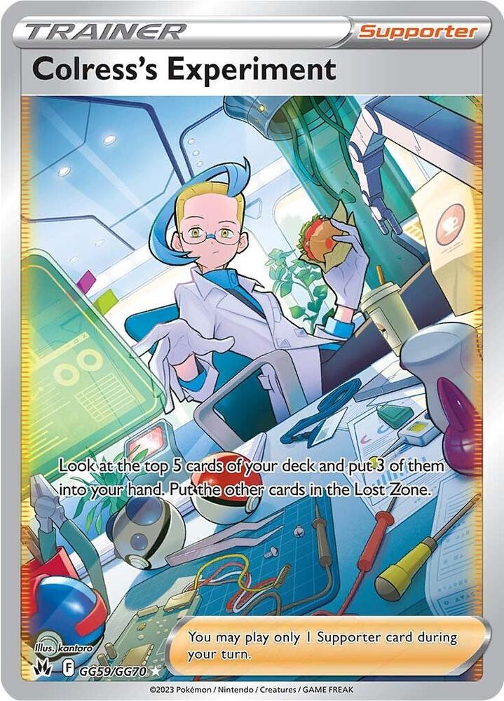 Colress's Experiment - GG59/70 - SWSH12.5GG: Crown Zenith Galarian Gallery (Ultra Rare) — Crown Zenith
