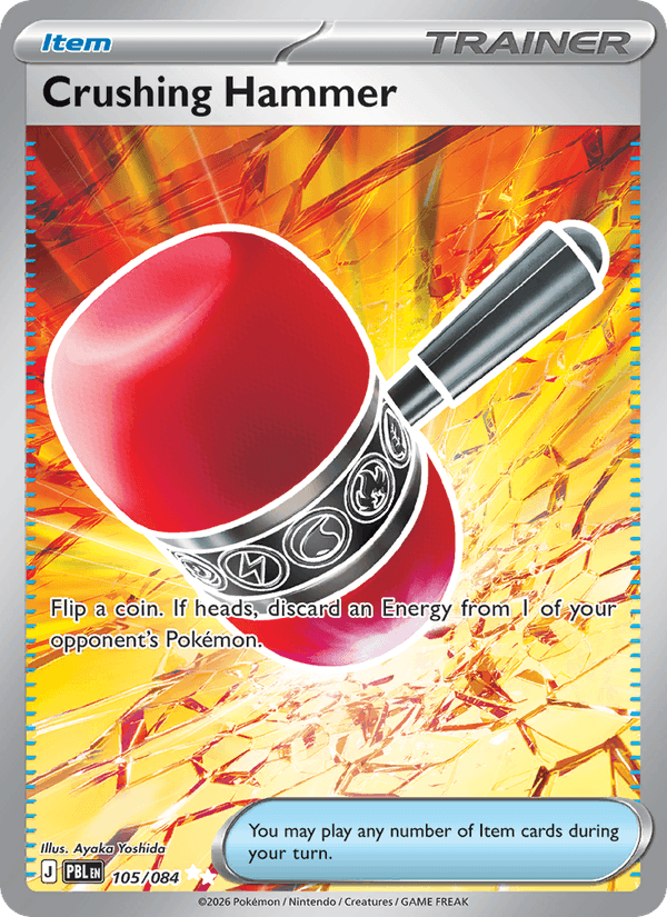 Crushing Hammer - 105/84 - ME05: Pitch Black (Ultra Rare) — ME05: Pitch Black