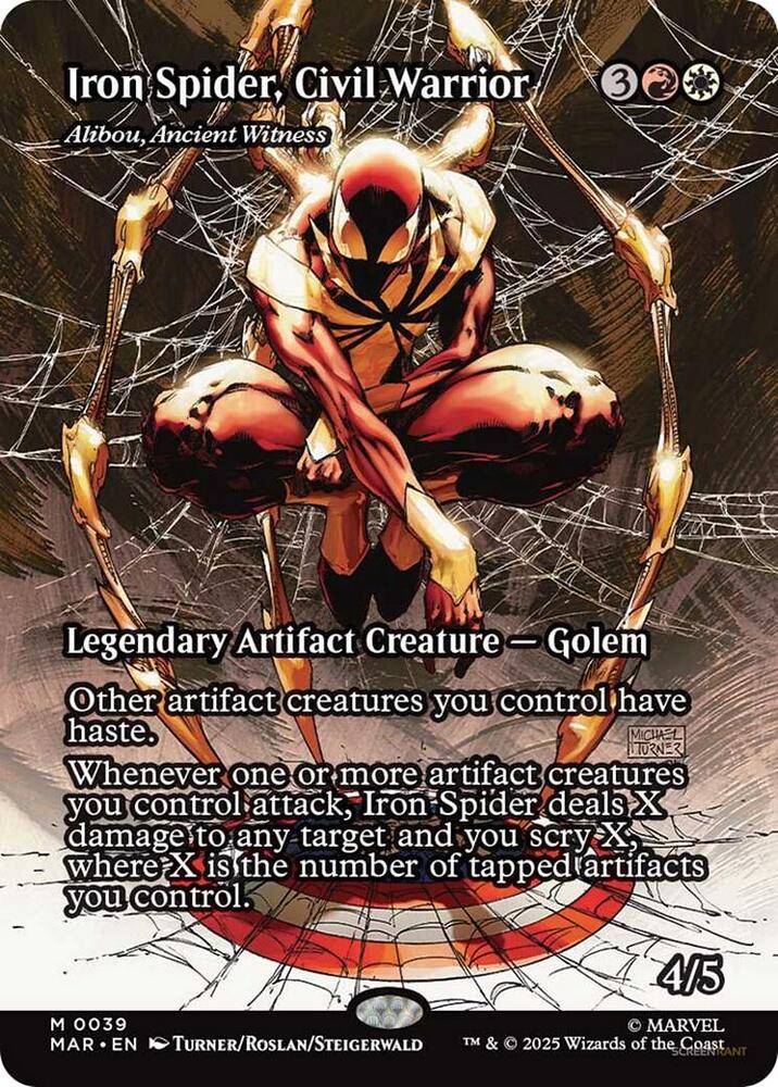 Iron Spider, Civil Warrior - Alibou, Ancient Witness (Borderless) - 39 (M) — MULTICOLOR