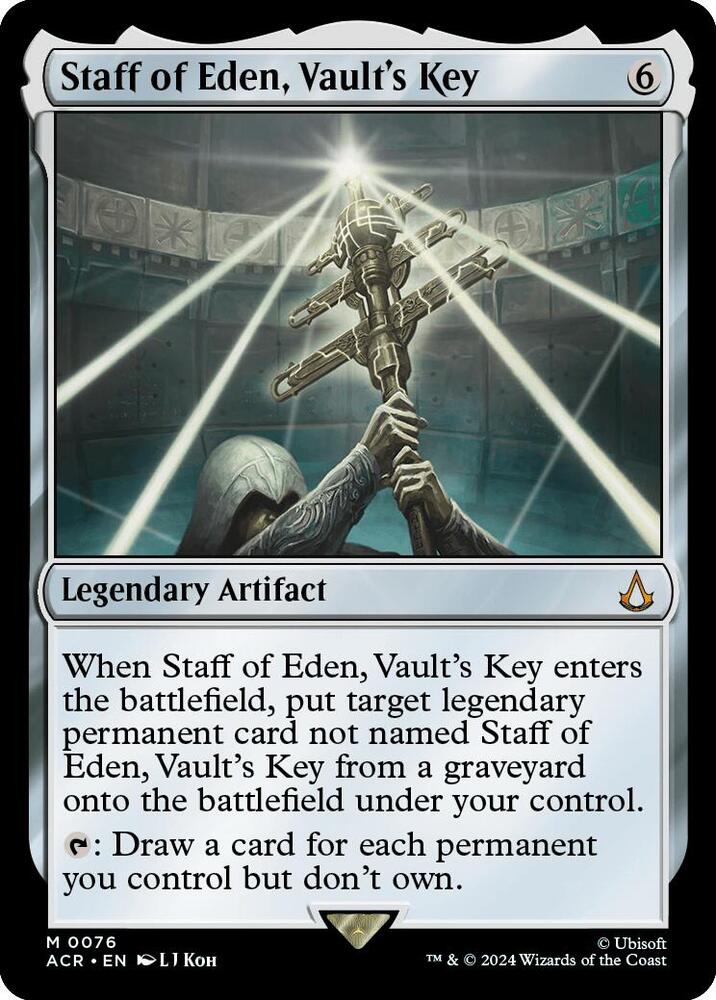 Staff of Eden, Vault's Key - 76 (M) — ARTEFACTOS