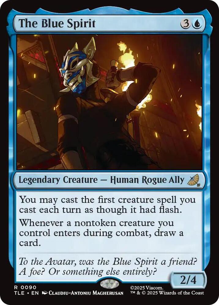 The Blue Spirit - 90 (R) foil — AZUL