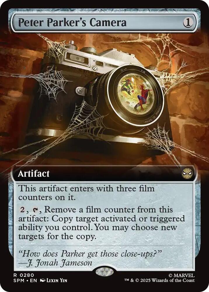 Peter Parker's Camera (Extended Art) - 280 (R) — ARTEFACTOS