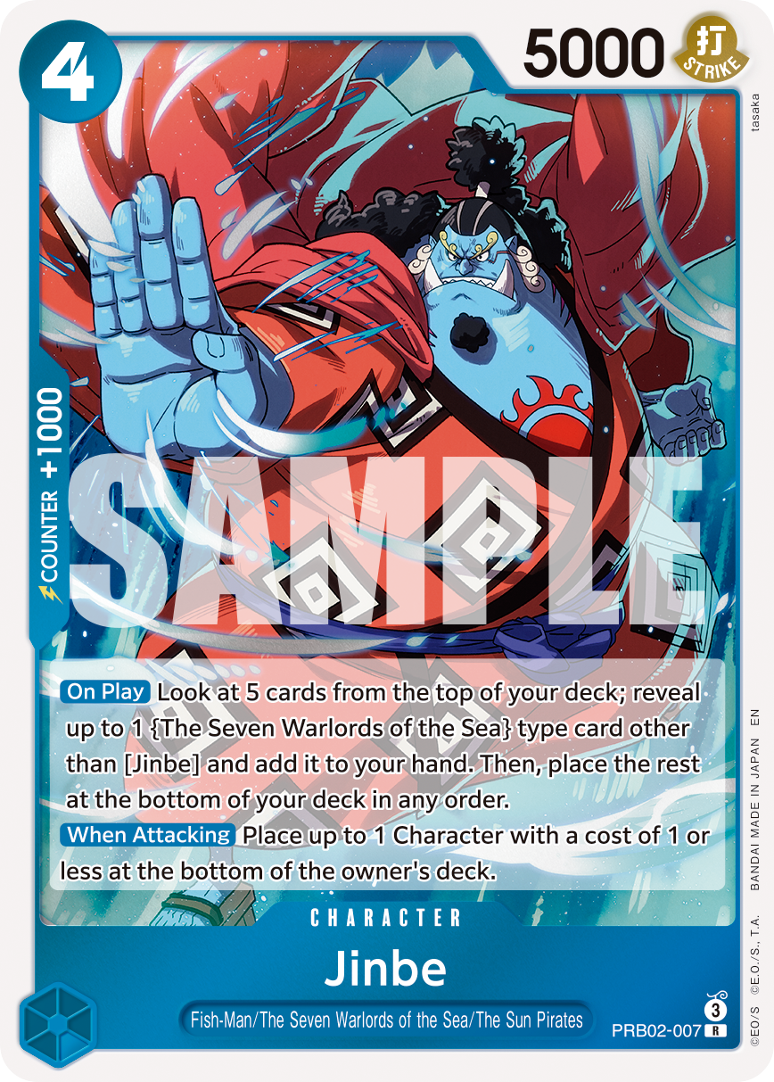 Jinbe - PRB02-007 - ONE PIECE CARD THE BEST vol.2 [PRB02] (R) — Premium Booster -The Best- Vol. 2