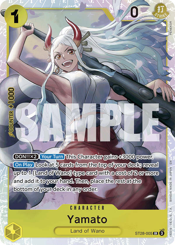 Yamato - ST28-005 - GREEN/YELLOW Yamato [ST28] (SR) — Starter Deck 28: GREEN/YELLOW Yamato
