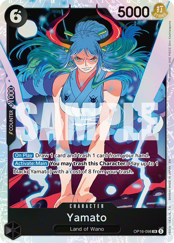Yamato - OP16-098 - THE TIME OF BATTLE [OP16] (SR) — OP 16: The Time of Battle