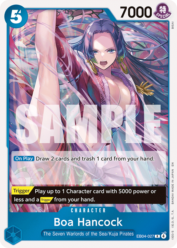 Boa Hancock - EB04-027 - THE AZURE SEA’S SEVEN [OP14EB04] (R) — Extra Booster: One Piece Heroines Edition