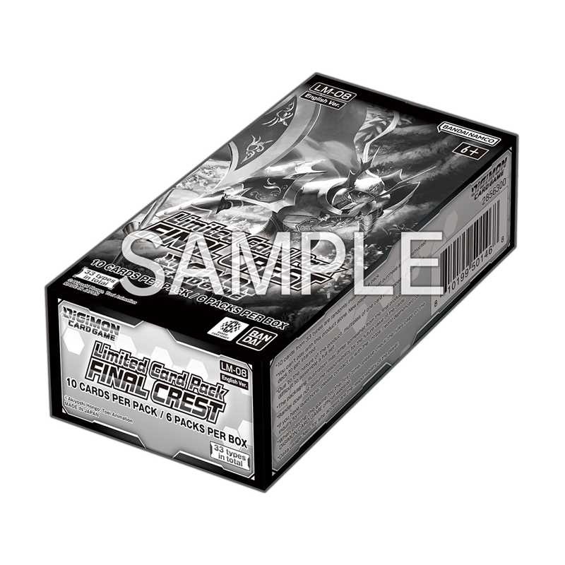 Digimon TCG: Limited Card Pack- FINAL CREST- [ LM-08] — Digimon TCG Producto Sellado
